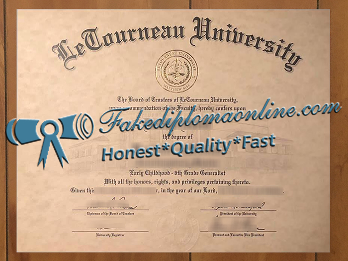 LeTourneau University diploma