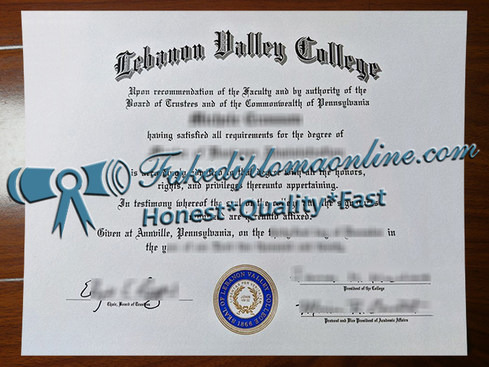 Lebanon Valley College diploma