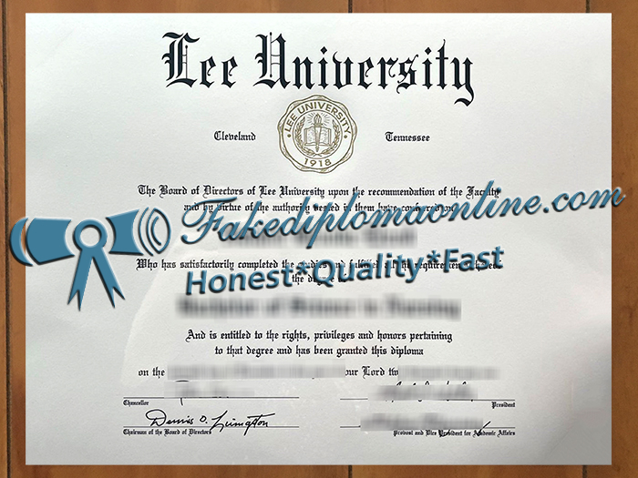 Lee University degree