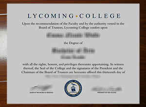 Lycoming College degree