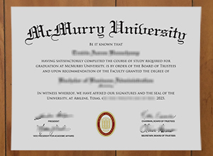 McMurry University degree