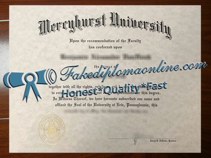 Mercyhurst University diploma