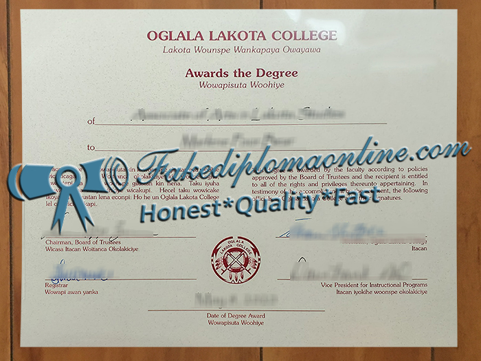 Oglala Lakota College degree