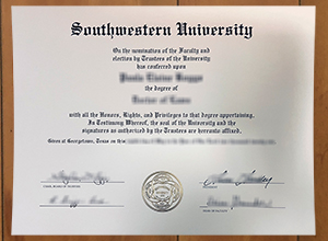 Southwestern University degree