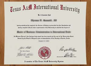 Texas A&M International University degree