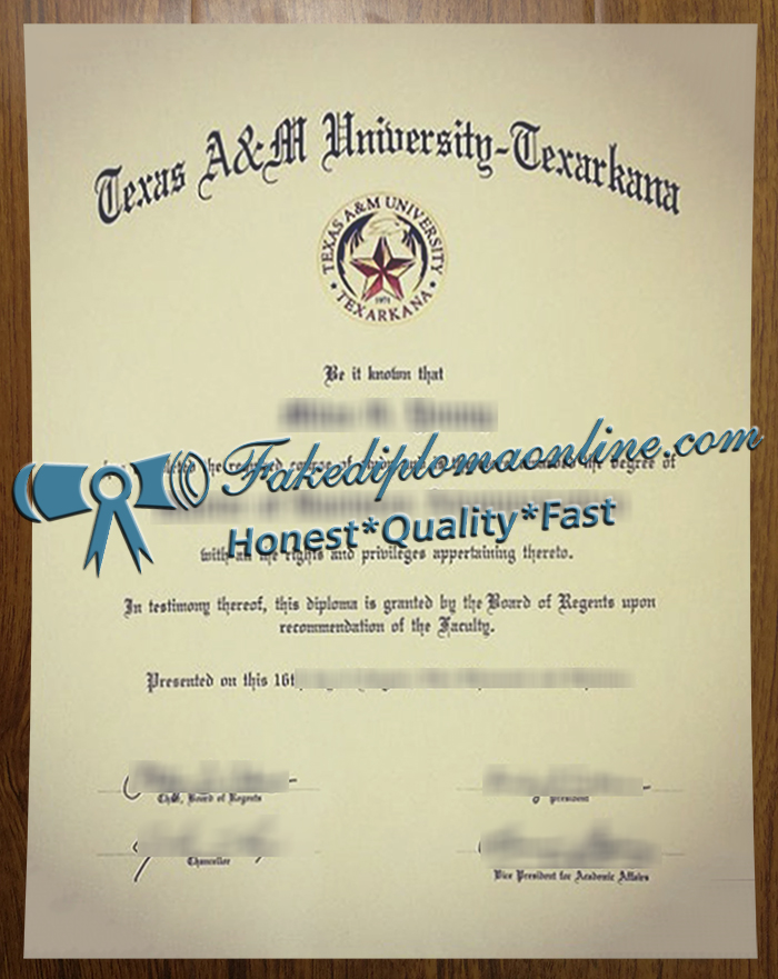 Texas A&M University–Texarkana diploma