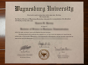 Waynesburg University degree