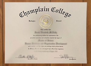 Champlain College degree