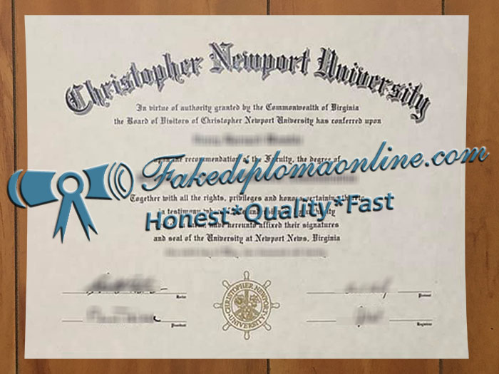 Christopher Newport University degree