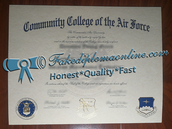 Community College of the Air Force degree