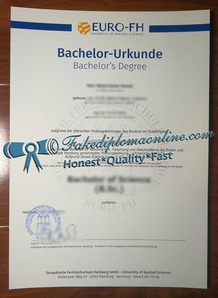 Euro-FH Hamburg diploma