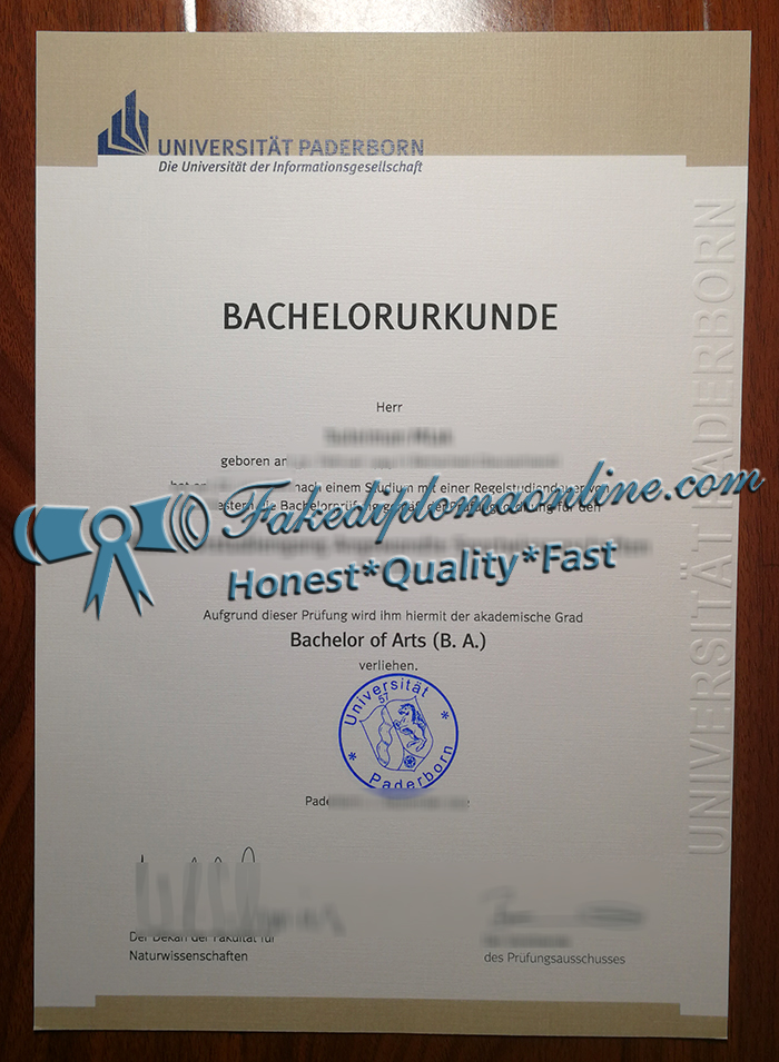 Paderborn University degree