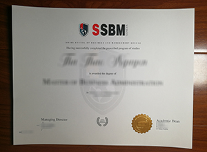 Swiss School of Business and Management degree