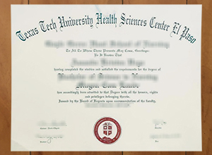 Texas Tech University Health Sciences Center degree