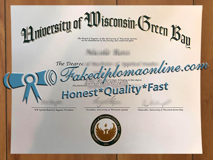 University of Wisconsin Green Bay diploma