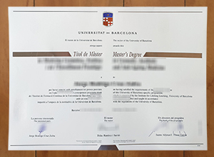 Universitat de Barcelona degree