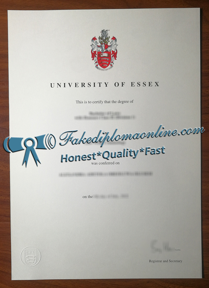 University of Essex diploma