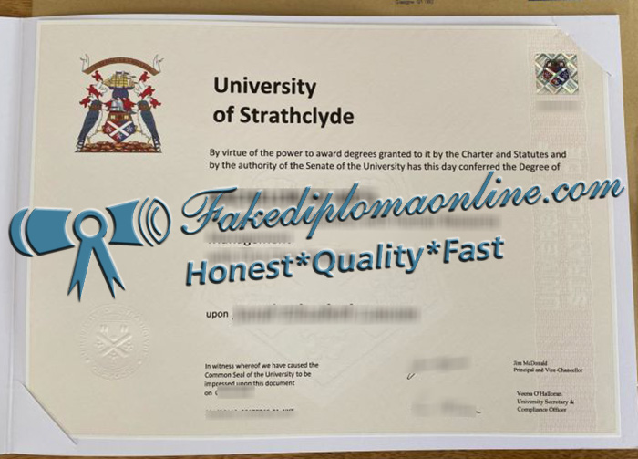 University of Strathclyde diploma