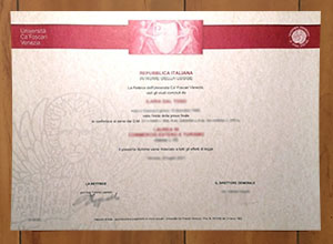 Università Ca' Foscari Venezia diploma