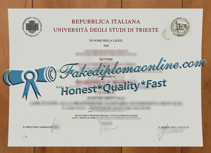 Università degli Studi di Trieste diploma