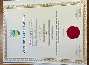 Open University of Mauritius diploma