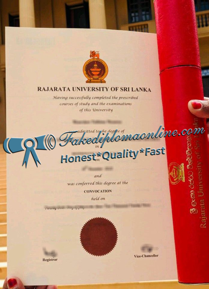 Rajarata University of Sri Lanka diploma