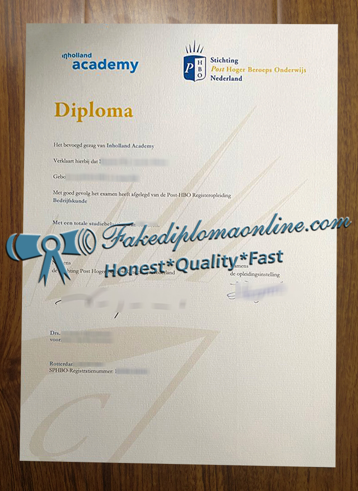 Stichting Post HBO Nederland diploma