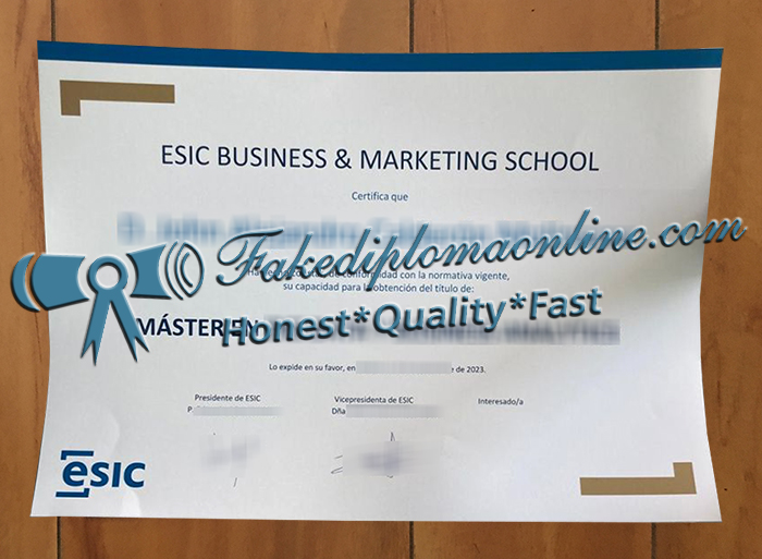 ESIC Business & Marketing School degree