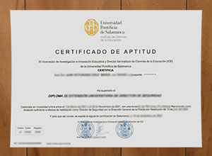 Universidad Pontificia de Salamanca degree