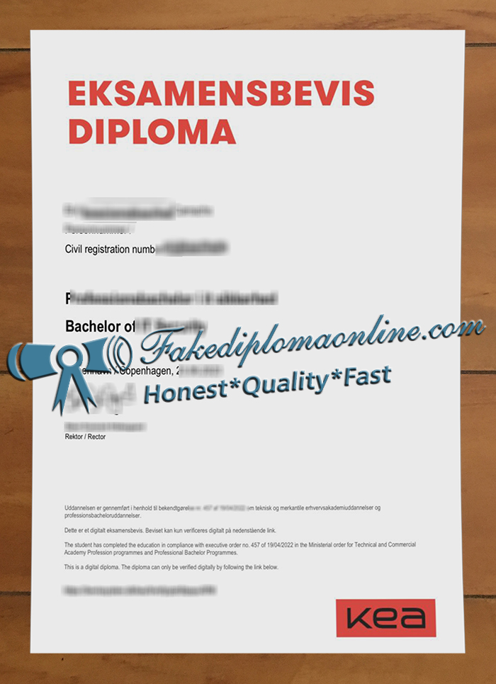 Københavns Erhvervsakademi diploma