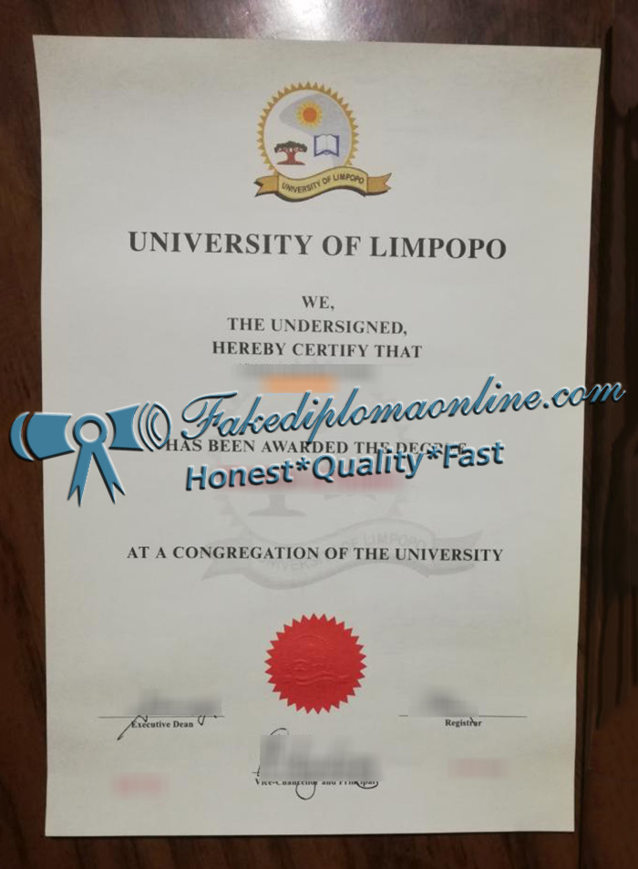 University of Limpopo degree