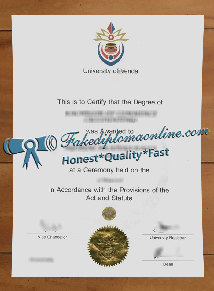 University of Venda degree