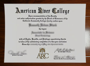 American River College diploma