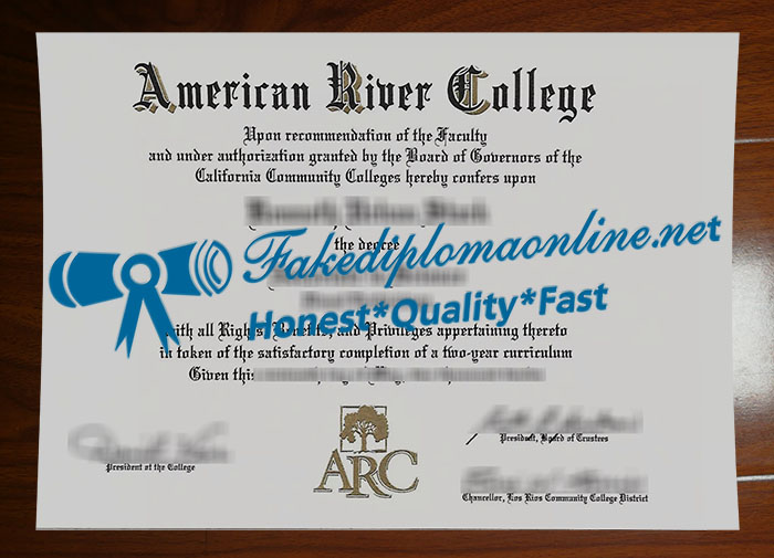 American River College degree