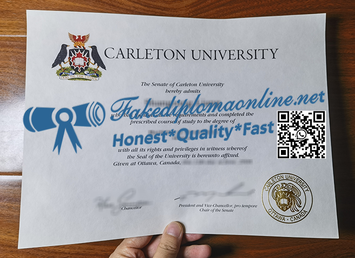 Carleton University diploma