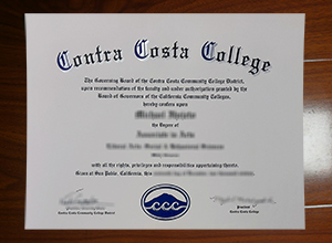 Contra Costa College diploma