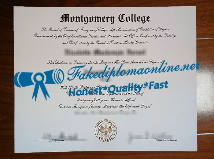 Montgomery College degree