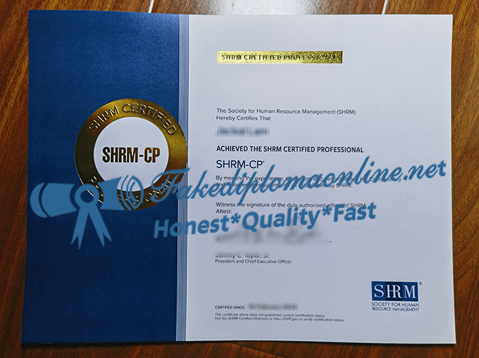 SHRM-CP Certificate