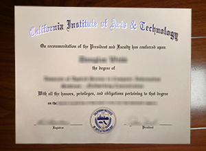 California Institute of Arts & Technology diploma