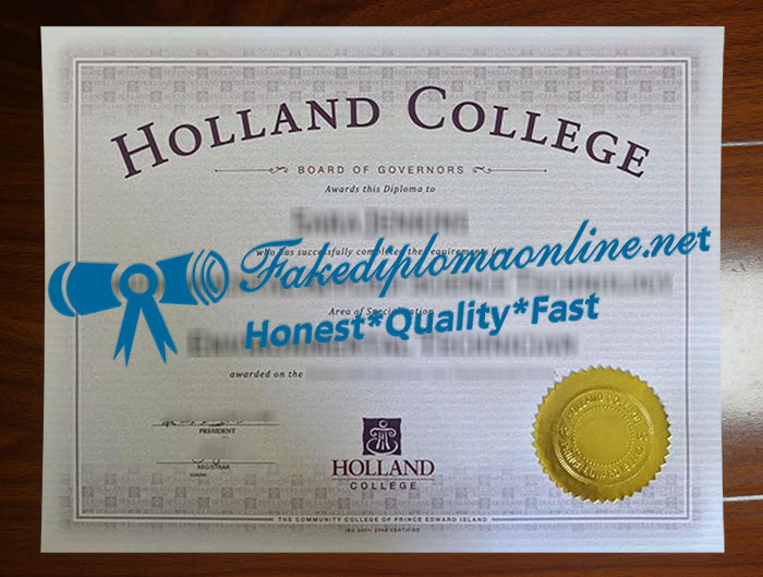 Holland College diploma