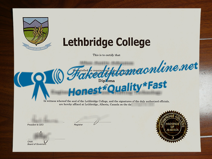 Lethbridge College diploma