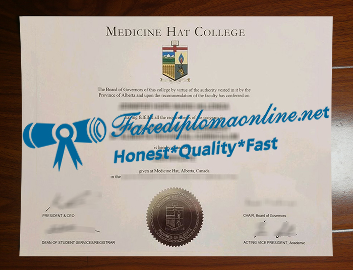 Medicine Hat College diploma