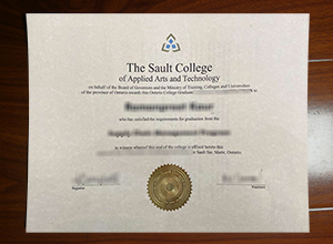 Sault College certificate