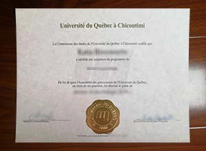 Université du Québec à Chicoutimi diploma