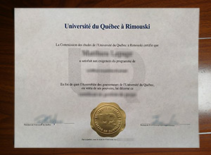 Université du Québec à Rimouski diploma