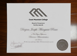 Coast Mountain College diploma