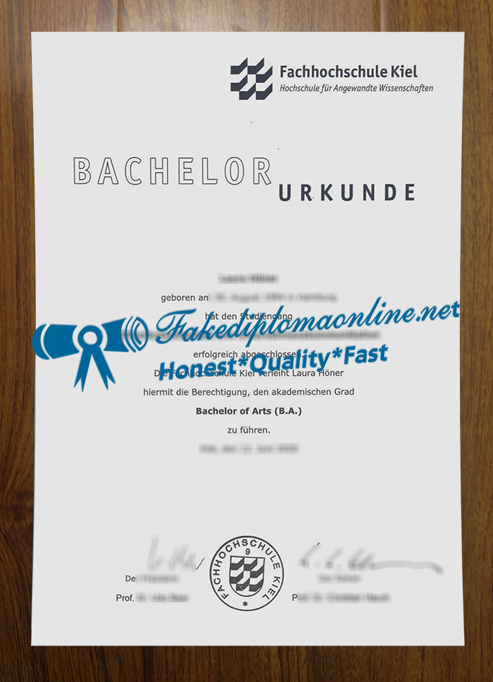 Fachhochschule Kiel degree