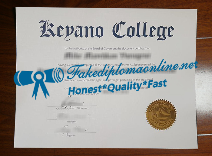 Keyano College diploma