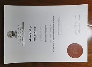 MRCPS(Glasg) certificate