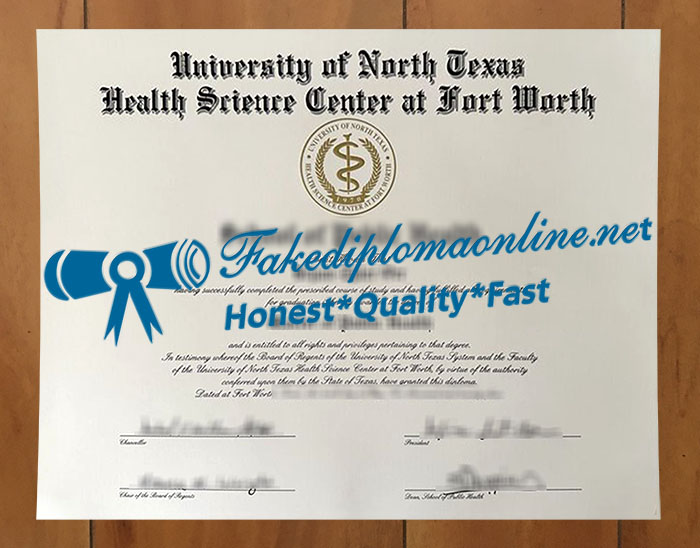 UNT Health Science Center degree